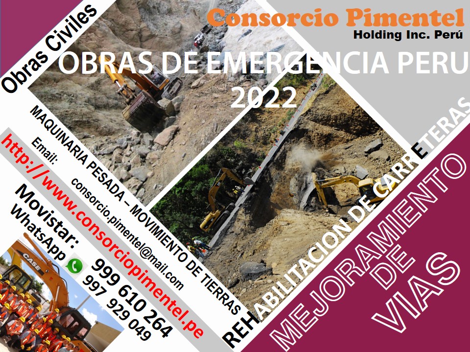 Obras de Emergencia Descolmatación de Ríos - Defensas Ribereñas PERU 2023